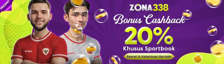 BONUS CASHBACK SPORTSBOOK 20%